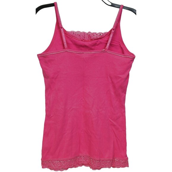 Y2K Limited Too Cami Tank Top 18 Rhinestone Silver Lace Neck Jr Pre-Teen Retro - Picture 5 of 8